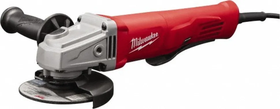 Corded 4-1/2" Small Angle Grinder with Lock-On Paddle Switch, 11 Amp