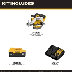 Cordless Circular Saw: 6-1/2" Blade Dia
