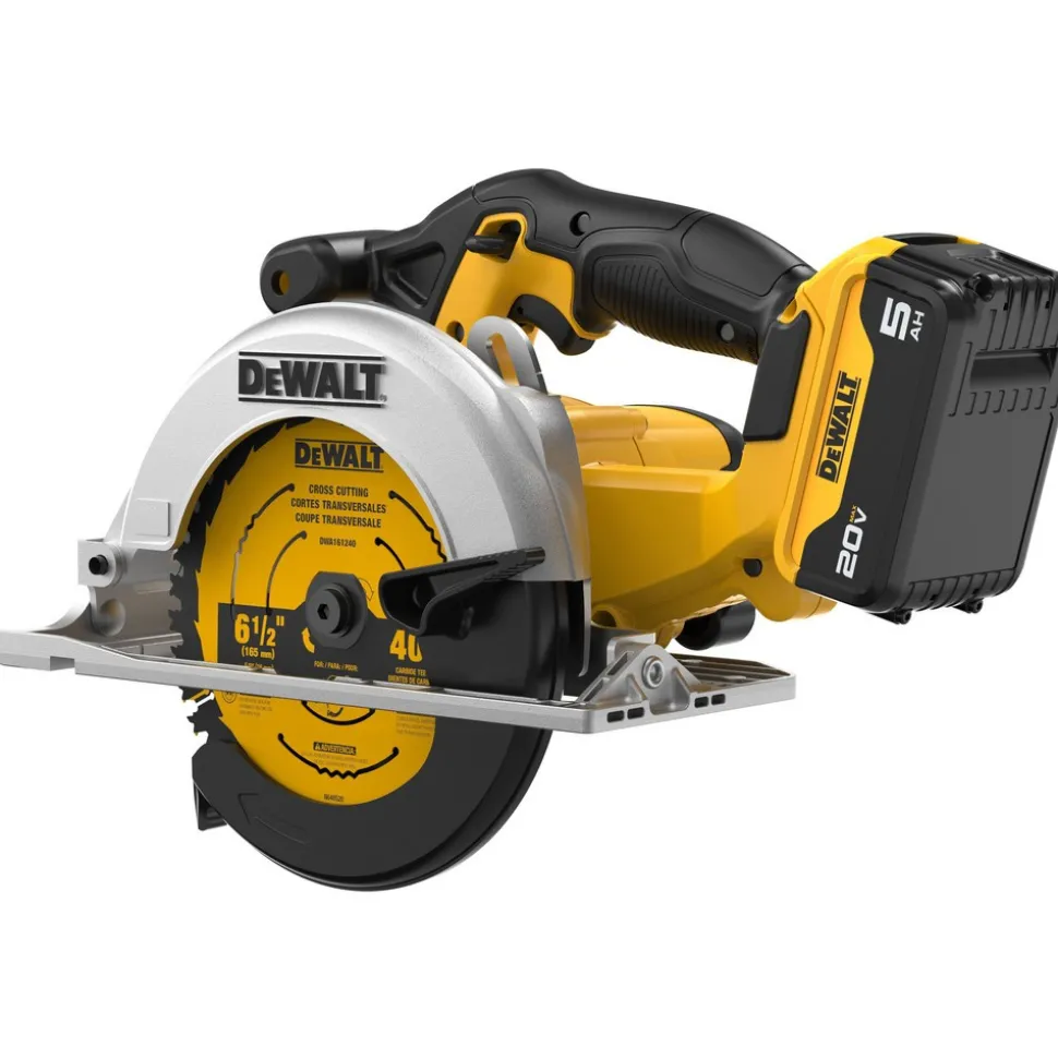 Cordless Circular Saw: 6-1/2" Blade Dia