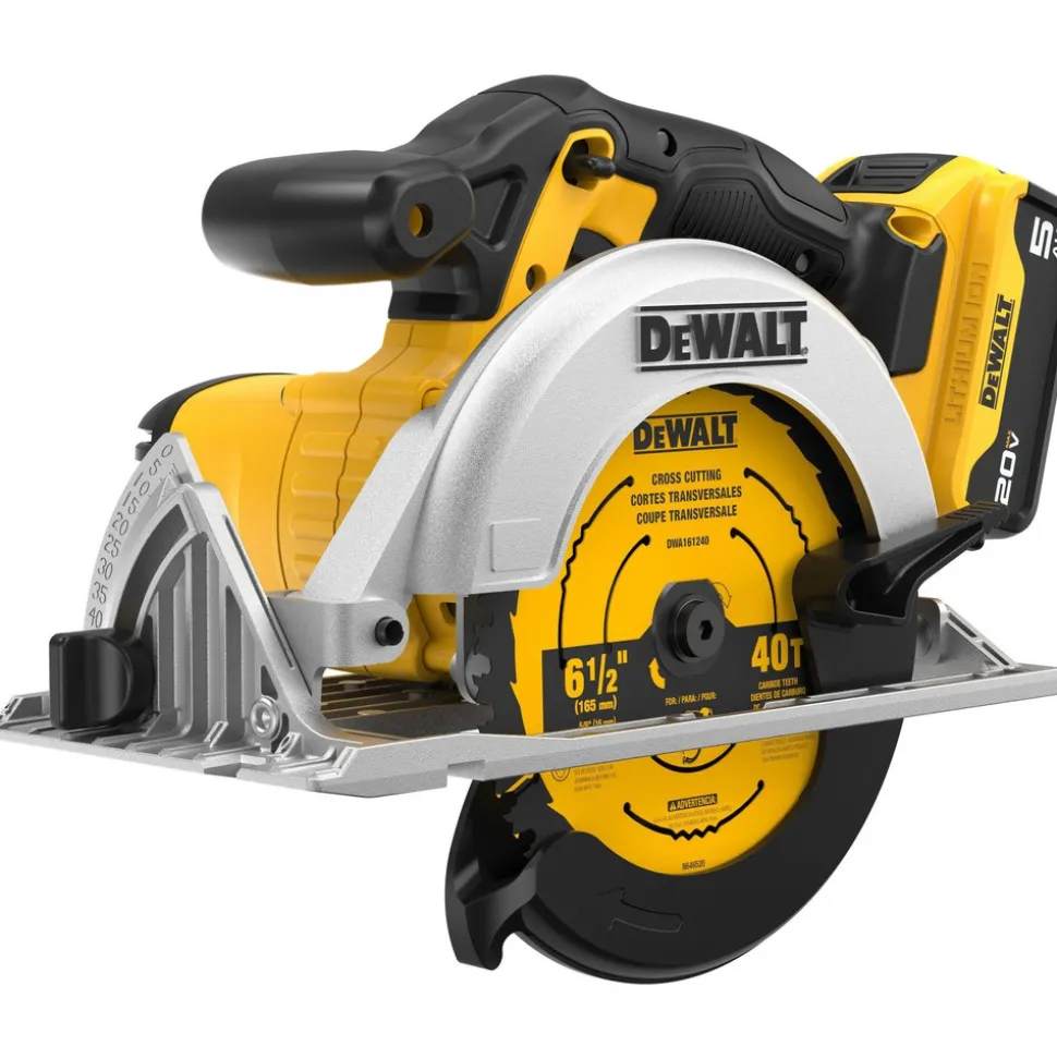 Cordless Circular Saw: 6-1/2" Blade Dia
