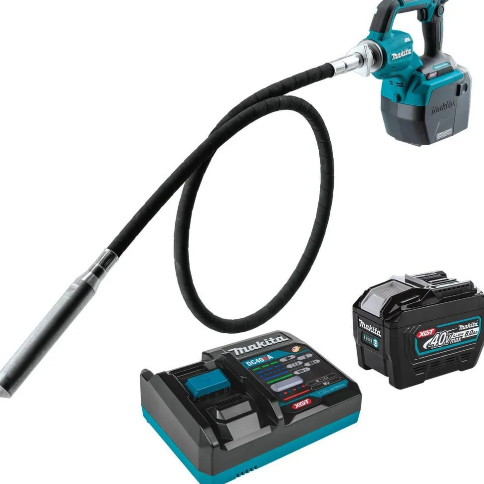 Cordless Concrete Vibrators: Vibrations Per Minute: 15500; Head Length (Inch): 8-11/16