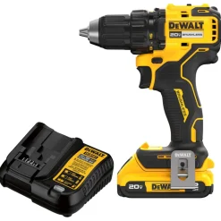 Cordless Drill: 20.00 V, 1/2 in
