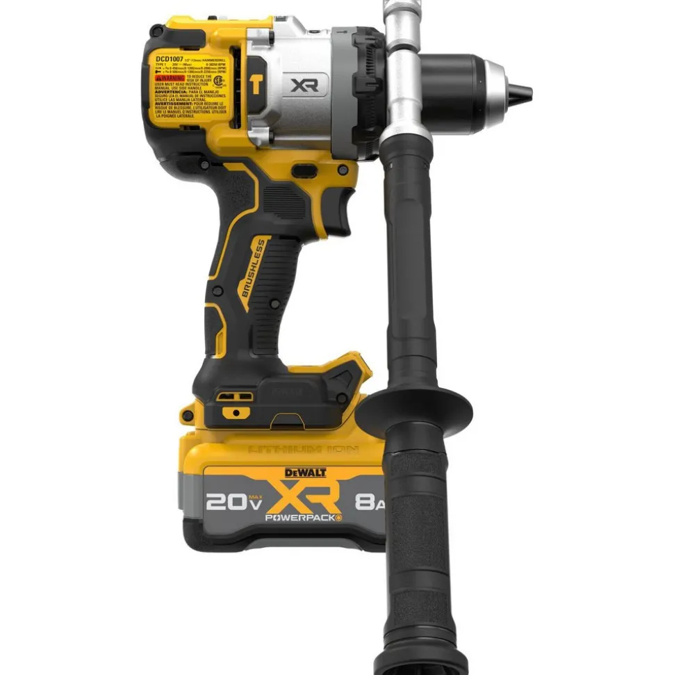 Cordless Hammer Drill: 20.00 V, 1/2" Chuck