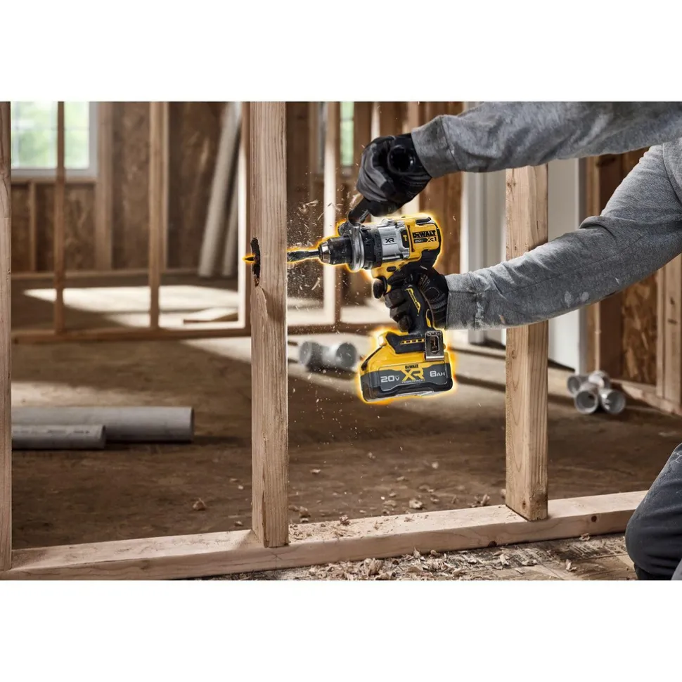 Cordless Hammer Drill: 20.00 V, 1/2" Chuck