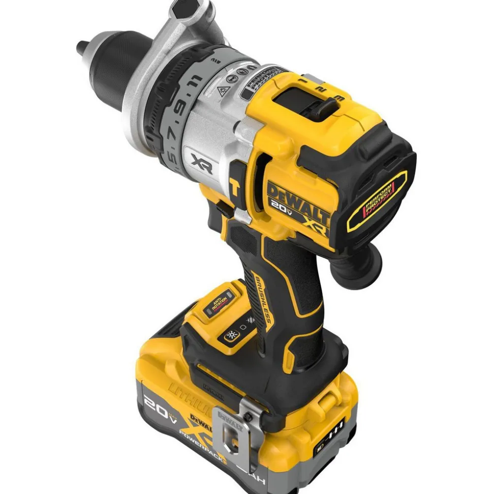 Cordless Hammer Drill: 20.00 V, 1/2" Chuck