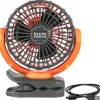 Cordless Jobsite Fans: Fan Diameter: 7.64; Air Flow: 45 CFM; Number Of Blades: 3