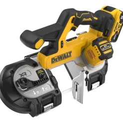 Cordless Portable Bandsaws: Voltage: 20.00 V; Maximum Depth of Cut (Decimal Inch): 3.3700; Low Speed (SFPM): 570; Cutting Capacity - Round: 3-3/8 in