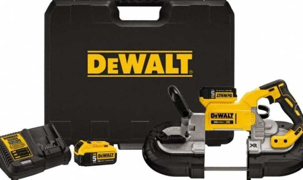 Cordless Portable Bandsaw: 20V, 44-7/8" Blade, 490 SFPM