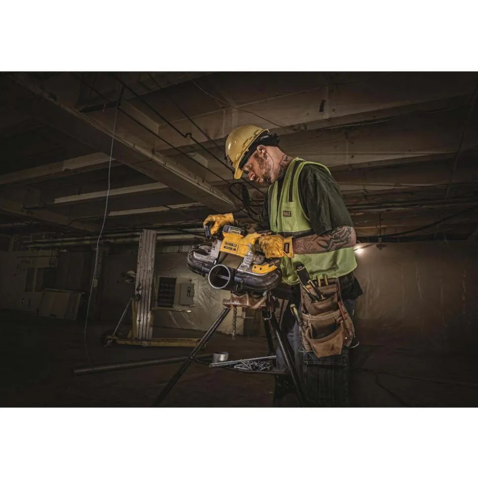 Cordless Portable Bandsaw: 20V, 44-7/8" Blade, 490 SFPM