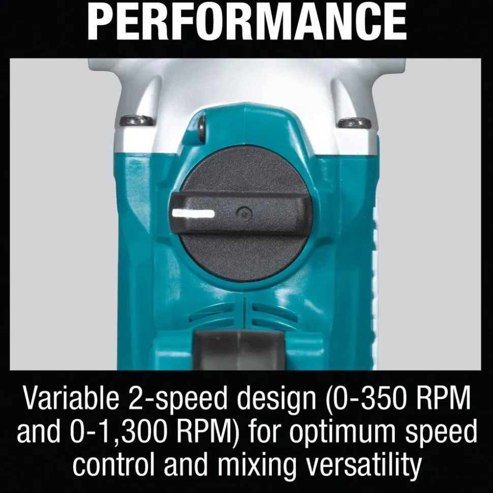 Cordless Power Mixers: Battery Voltage: 18; Brushless Motor: Yes; Variable Speed: Yes
