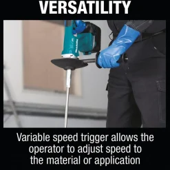 Cordless Power Mixers: Battery Voltage: 18; Brushless Motor: Yes; Variable Speed: Yes