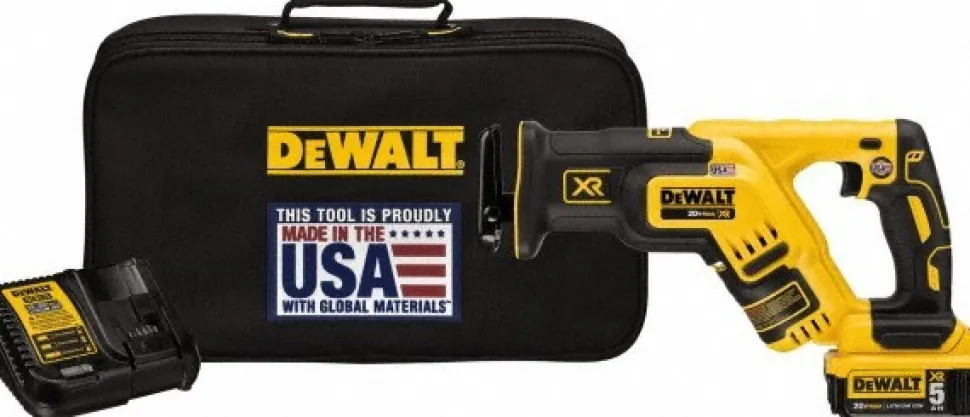 Cordless Reciprocating Saw: 20V, 0 to 2,900 SPM