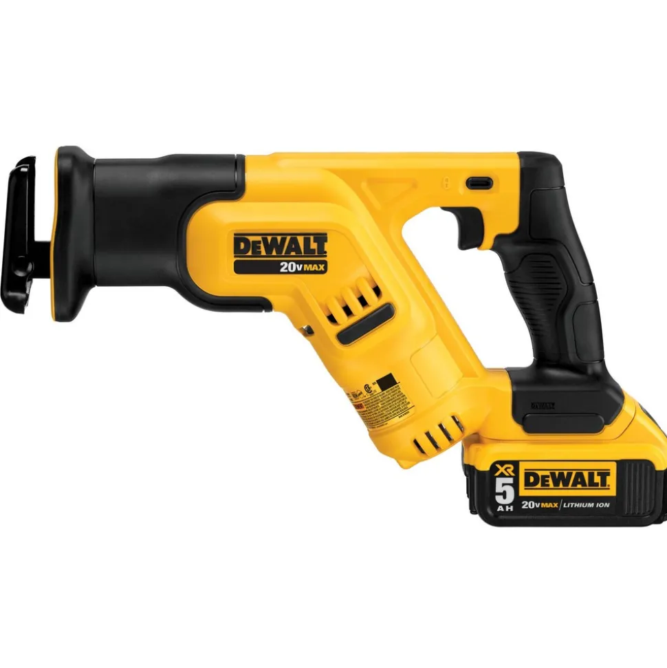 Cordless Reciprocating Saw: 20V, 0 to 2,900 SPM
