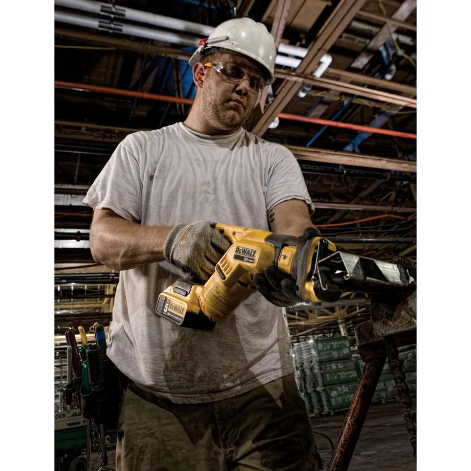 Cordless Reciprocating Saw: 20V, 0 to 2,900 SPM
