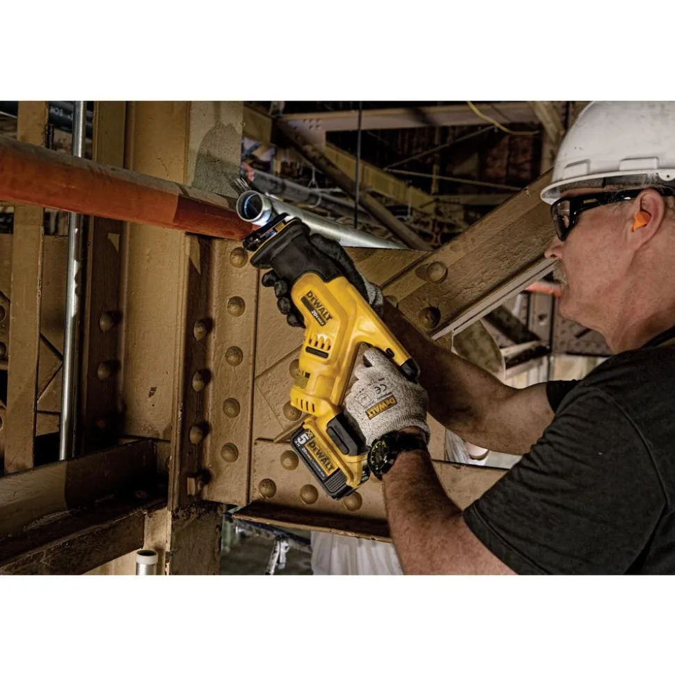 Cordless Reciprocating Saw: 20V, 0 to 2,900 SPM
