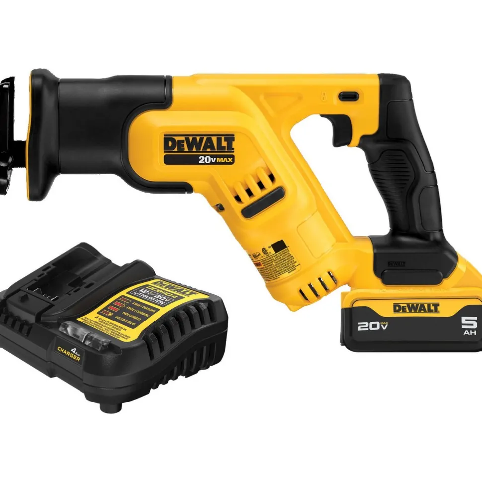 Cordless Reciprocating Saw: 20V, 0 to 2,900 SPM