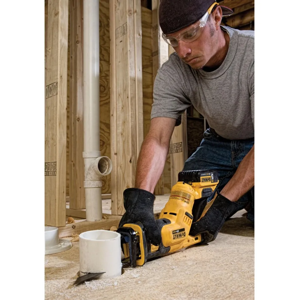 Cordless Reciprocating Saw: 20V, 0 to 2,900 SPM
