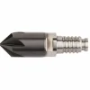 Corner Chamfer End Mill Head: 5/8" Dia, 45 °, 1/8" LOC, 6 Flute