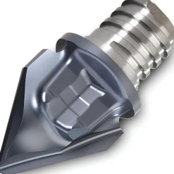 Corner Radius & Corner Chamfer End Mill Heads: Mill Diameter (mm): 20.00; Chamfer Width (mm): 10.00