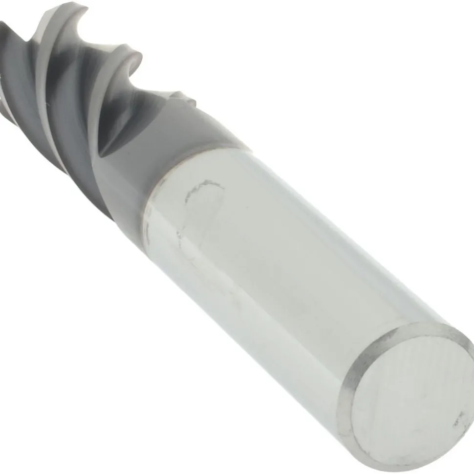 Corner Radius End Mill: 1/2" Dia, 1" LOC, 0.0600" Corner Radius, 4 Flute, Solid Carbide