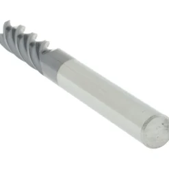 Corner Radius End Mill: 1/4" Dia, 3/4" LOC, 0.0300" Corner Radius, 4 Flute, Solid Carbide