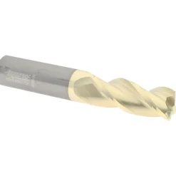 Corner Radius End Mill: 1/2" Dia, 1-1/4" LOC, 0.0300" Corner Radius, 3 Flute, Solid Carbide