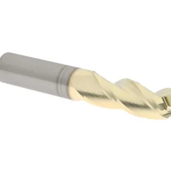 Corner Radius End Mill: 1/2" Dia, 1-1/4" LOC, 0.1250" Corner Radius, 3 Flute, Solid Carbide