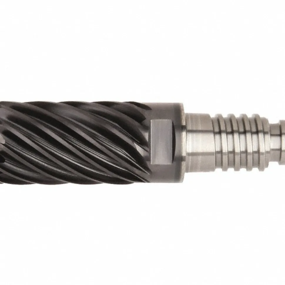Corner Radius End Mill Head: 1" Dia, 19 Flutes
