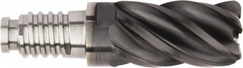 Corner Radius End Mill Head: 3/4" Dia, 5 Flutes