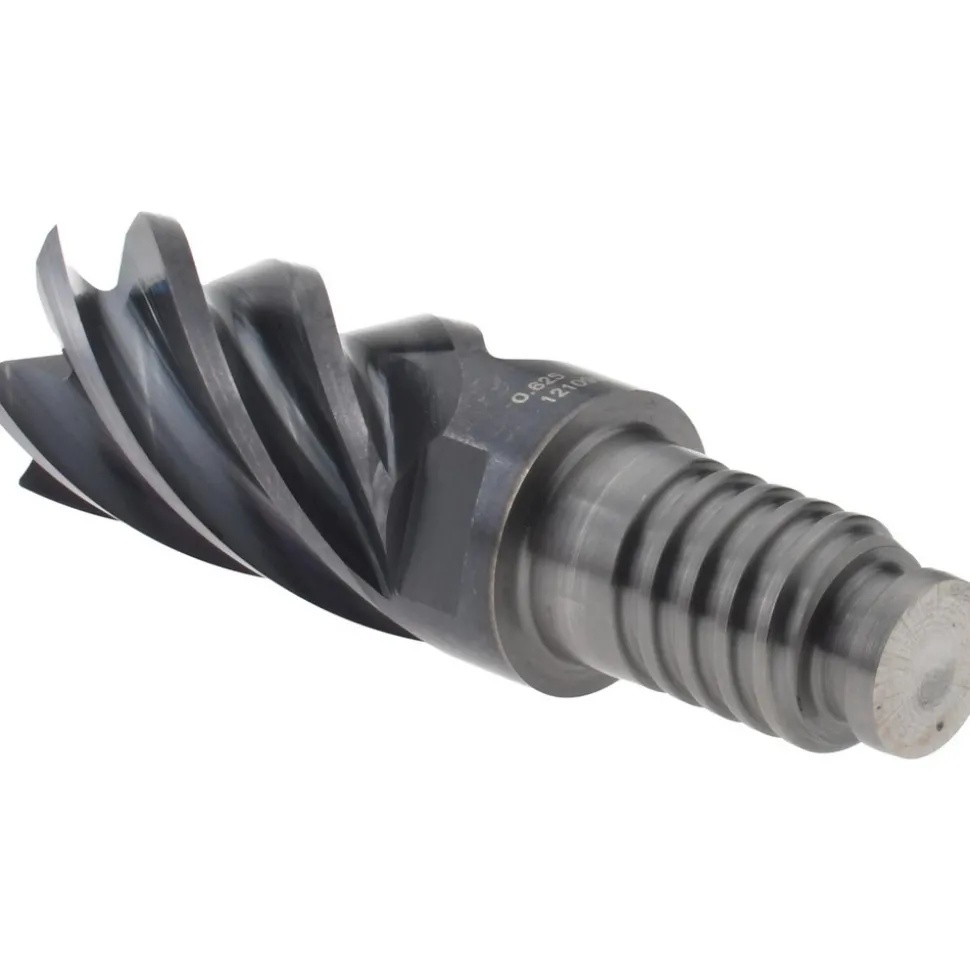 Corner Radius End Mill Head: 5/8" Dia, 6 Flutes