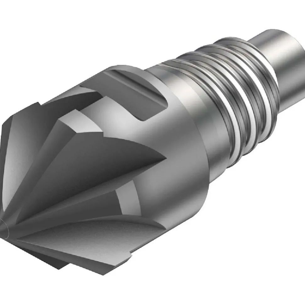 Corner Radius End Mill Head: 6 Flutes