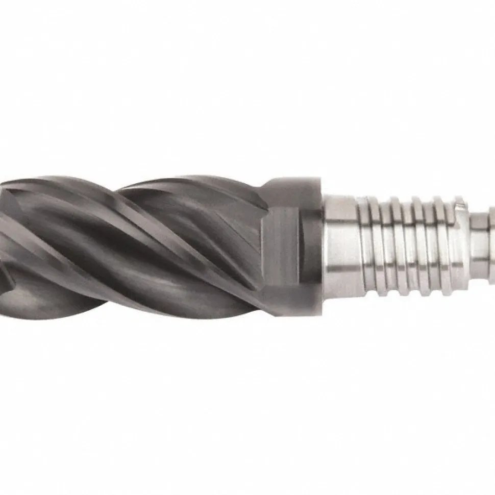 Corner Radius End Mill Head: 4 Flutes