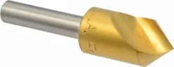 Countersink: 1/2" Head Dia, 82.00 deg Included Angle, 1 Flute, High-Speed Steel, Right Hand Cut