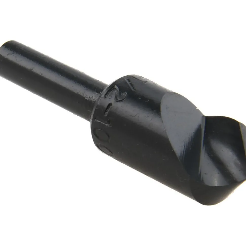 Countersink: 1/2" Head Dia, 100.00 deg Included Angle, 1 Flute, High-Speed Steel, Right Hand Cut