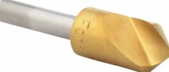 Countersink: 1/2" Head Dia, 90.00 deg Included Angle, 1 Flute, High-Speed Steel, Right Hand Cut