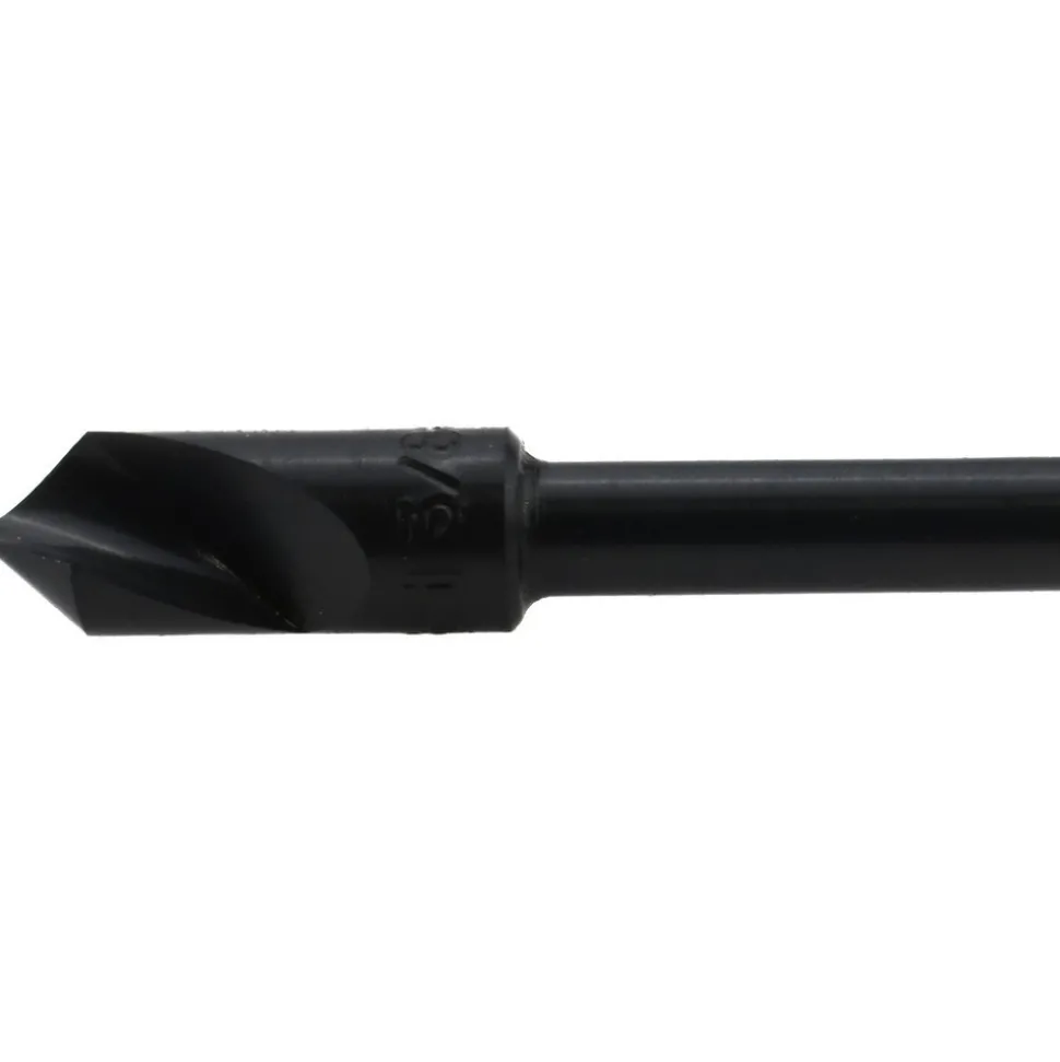 Countersink: 3/8" Head Dia, 82.00 deg Included Angle, 1 Flute, High-Speed Steel, Right Hand Cut