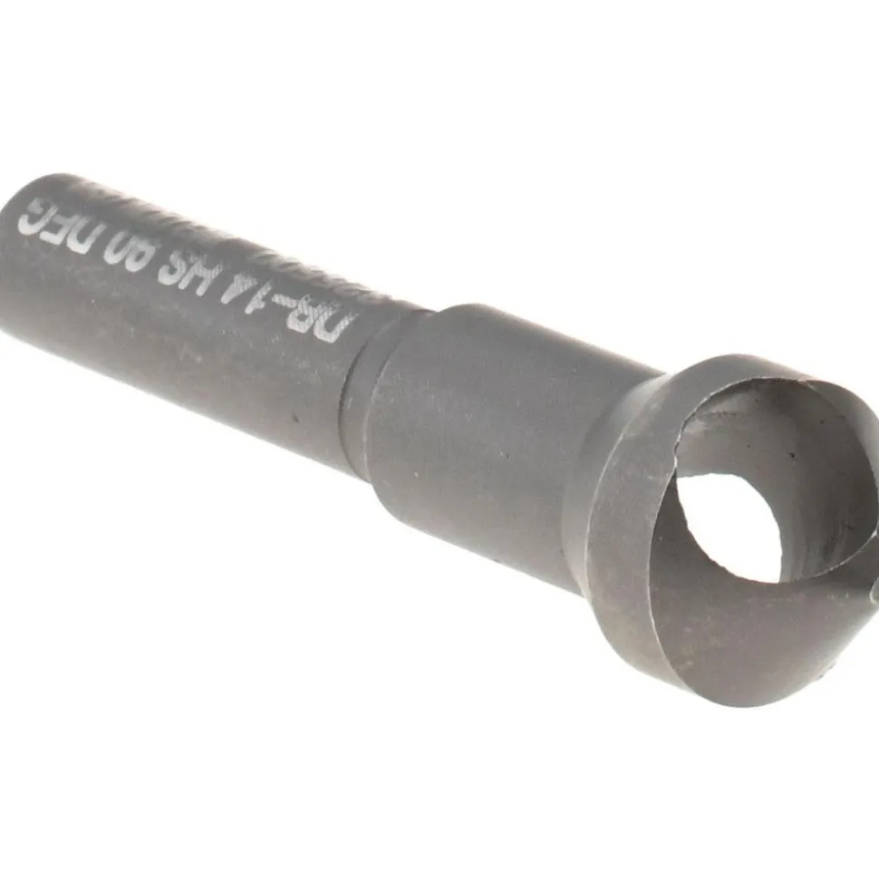 Countersink: 7/16" Head Dia, 90.00 deg Included Angle, 0 Flute, High-Speed Steel, Right Hand Cut