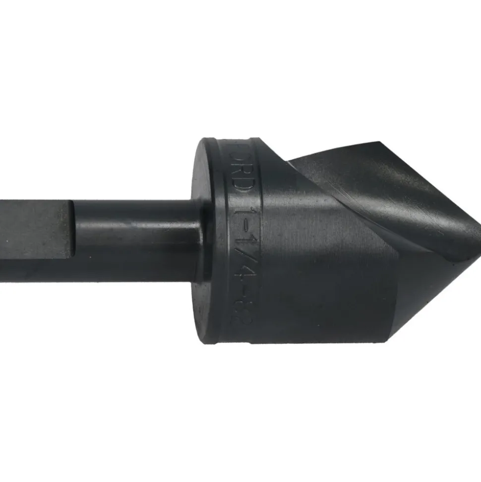 Countersink: 1-1/4" Head Dia, 82.00 deg Included Angle, 1 Flute, High-Speed Steel, Right Hand Cut