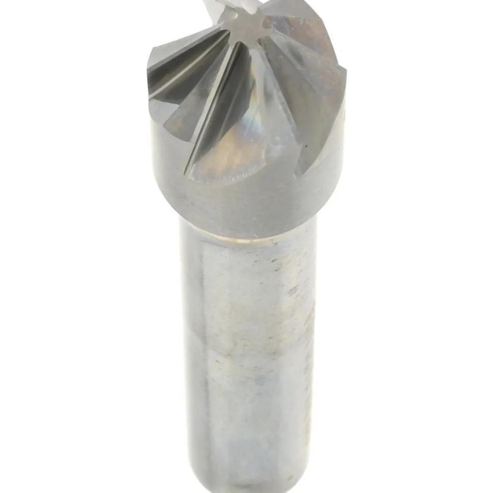 Countersink: 1/2" Head Dia, 82.00 deg Included Angle, 6 Flute, Solid Carbide, Right Hand Cut