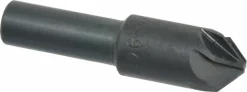 Countersink: 1/2" Head Dia, 90.00 deg Included Angle, 6 Flute, High-Speed Steel, Right Hand Cut