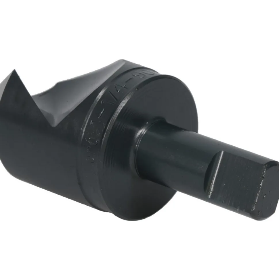 Countersink: 1-1/4" Head Dia, 90.00 deg Included Angle, 1 Flute, High-Speed Steel, Right Hand Cut