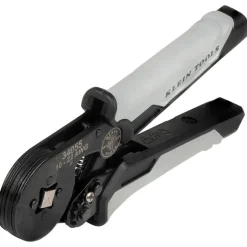 Crimpers: Handle Style: Dual Material; Type: Ratcheting Crimper; Crimper Type: Ferrule; Maximum Wire Gauge: 22