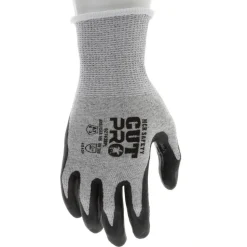 Cut, Puncture & Abrasion-Resistant Gloves: Cut Pro 92743BP, Cut A7, Puncture 3, Abrasion 6, 13 ga, Size Large