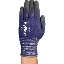 Cut, Puncture & Abrasion-Resistant Gloves: HyFlex® 11-561, Cut A3, Puncture 4, Abrasion 4, 15 ga, Size Large, 9-3/4" Long