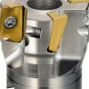 2" Cut Dia, 3/4" Arbor Hole Dia, Indexable Square-Shoulder Face Mill