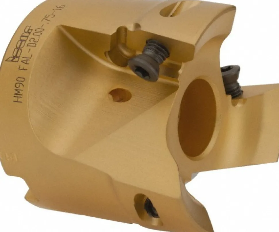 2" Cut Dia, 3/4" Arbor Hole Dia, 0.622" Max Depth, Indexable Square-Shoulder Face Mill