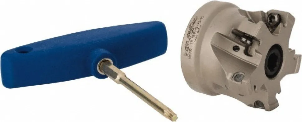 2" Cut Dia, 3/4" Arbor Hole Dia, 0.512" Max Depth, Indexable Square-Shoulder Face Mill