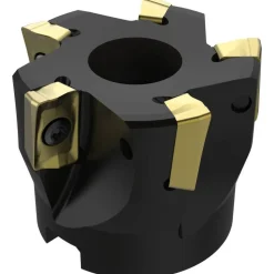 2" Cut Dia, 3/4" Arbor Hole Dia, 0.59" Max Depth, Indexable Square-Shoulder Face Mill