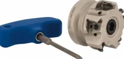 2" Cut Dia, 3/4" Arbor Hole Dia, 0.492" Max Depth, Indexable Square-Shoulder Face Mill