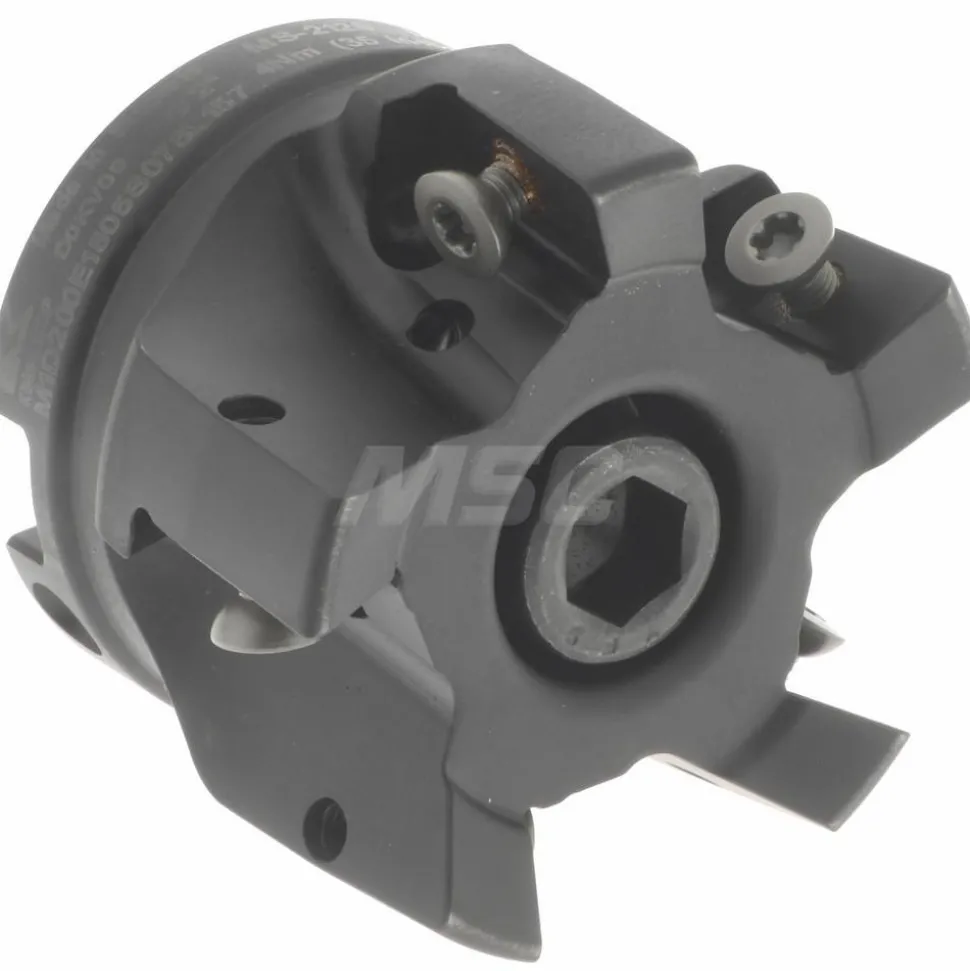 2" Cut Dia, 3/4" Arbor Hole Dia, 18.03mm Max Depth, Indexable Square-Shoulder Face Mill